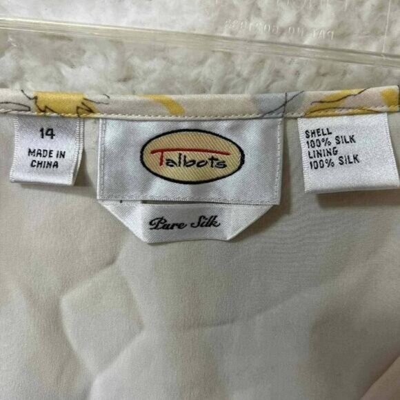 Merona skirt Womens size 8 Gold cotton blend shell polyester liner side zip - Picture 4 of 10